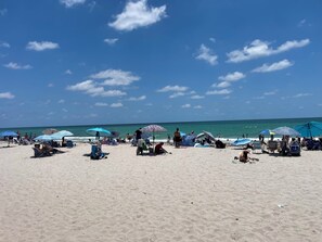 On the beach