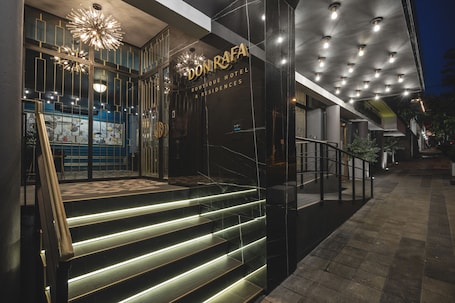 Front of property. Don Rafa Boutique Hotel & Residences