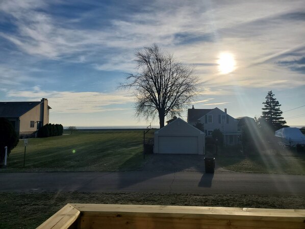Blick von der Unterkunft