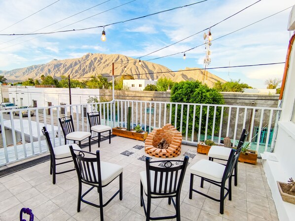 Terrasse sur le toit