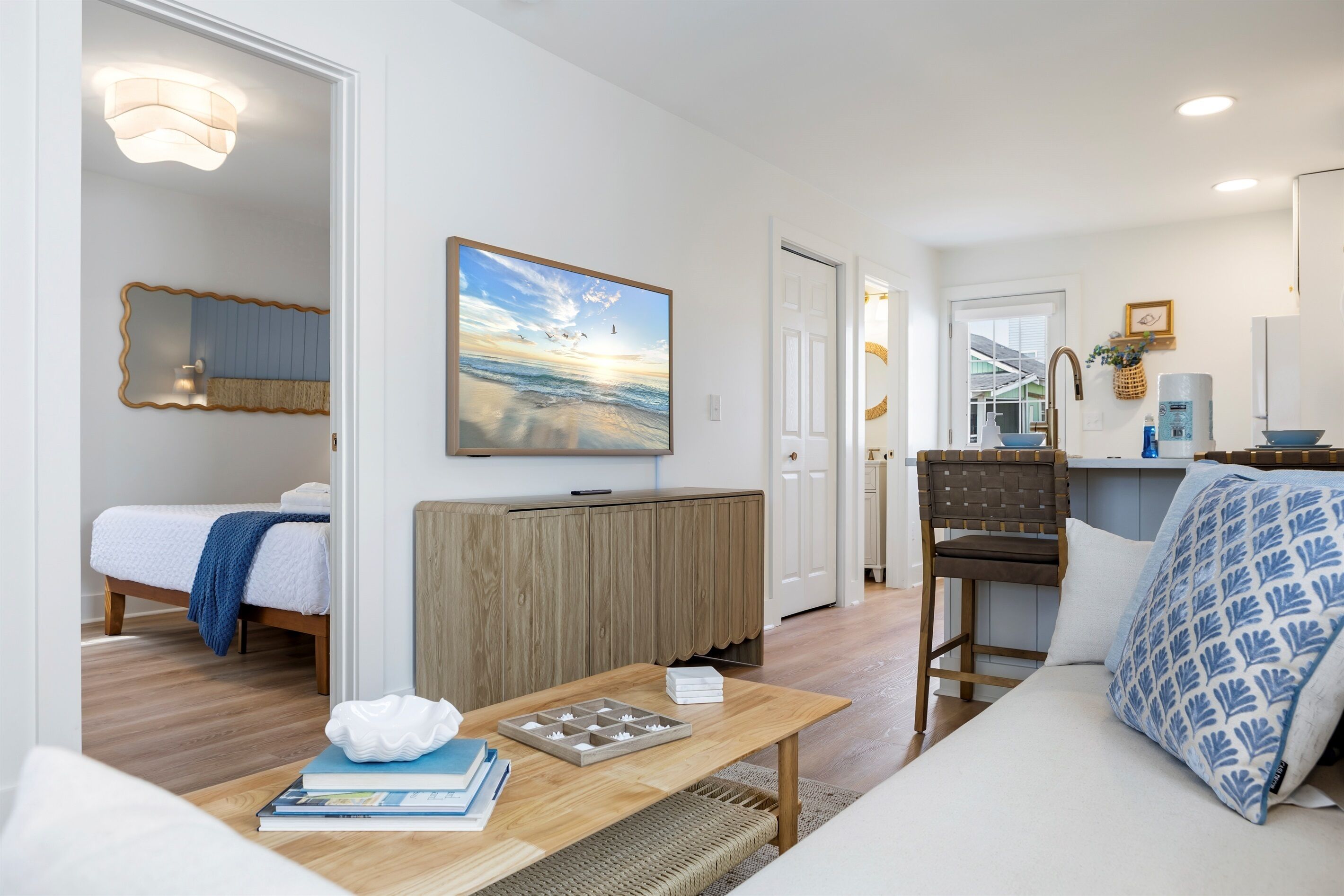 1 bedroom, iron/ironing board, travel crib, free WiFi