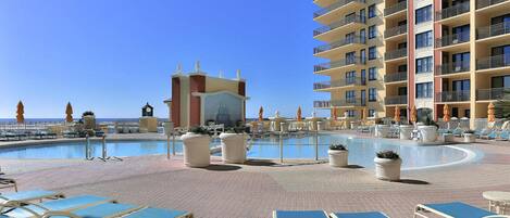 Indoor pool, a heated pool