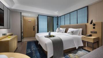 Premium bedding, down duvets, Tempur-Pedic beds, individually decorated