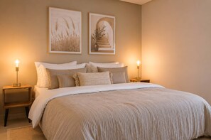 2 chambres, fer et planche à repasser, Wi-Fi, draps fournis