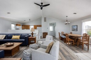 TV, video games, offices