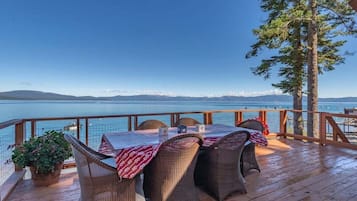 Opções para refeição ao ar livre