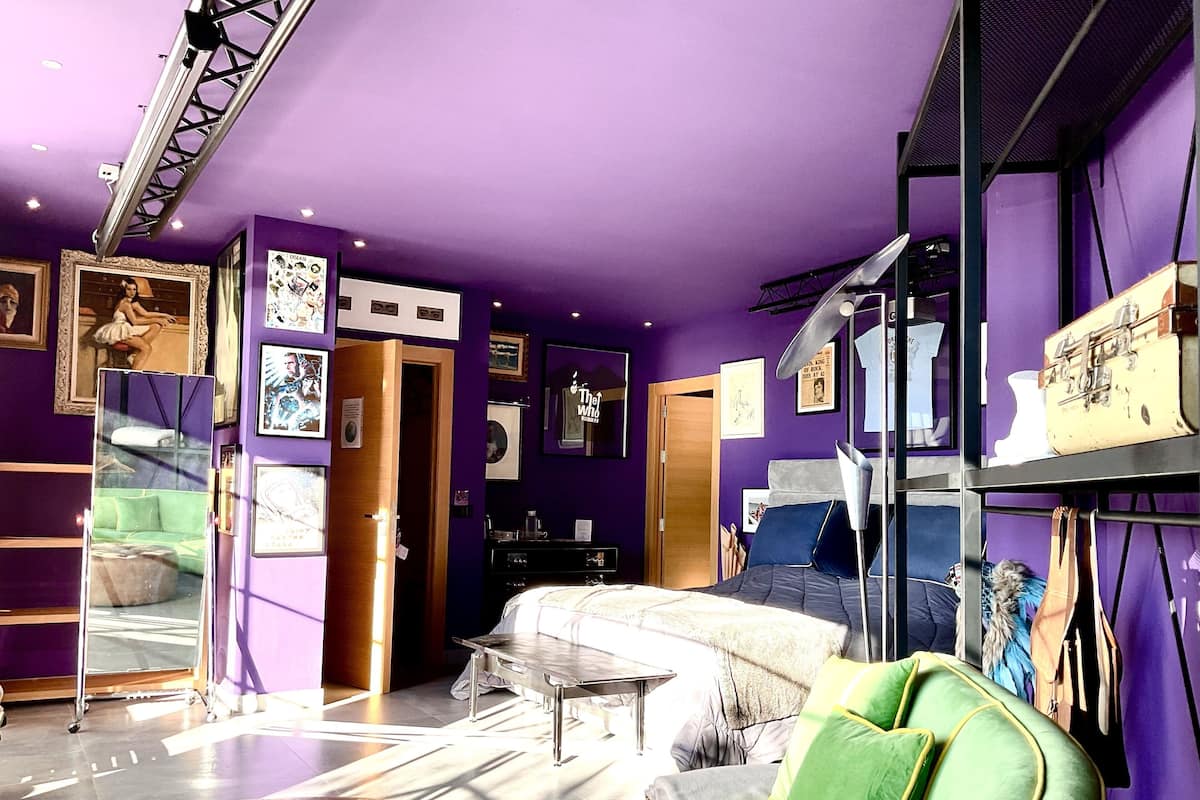 Cine Room | 1 bedroom, premium bedding, down comforters, individually decorated