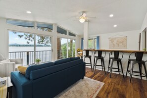 Smart TV, table football, ping pong, books