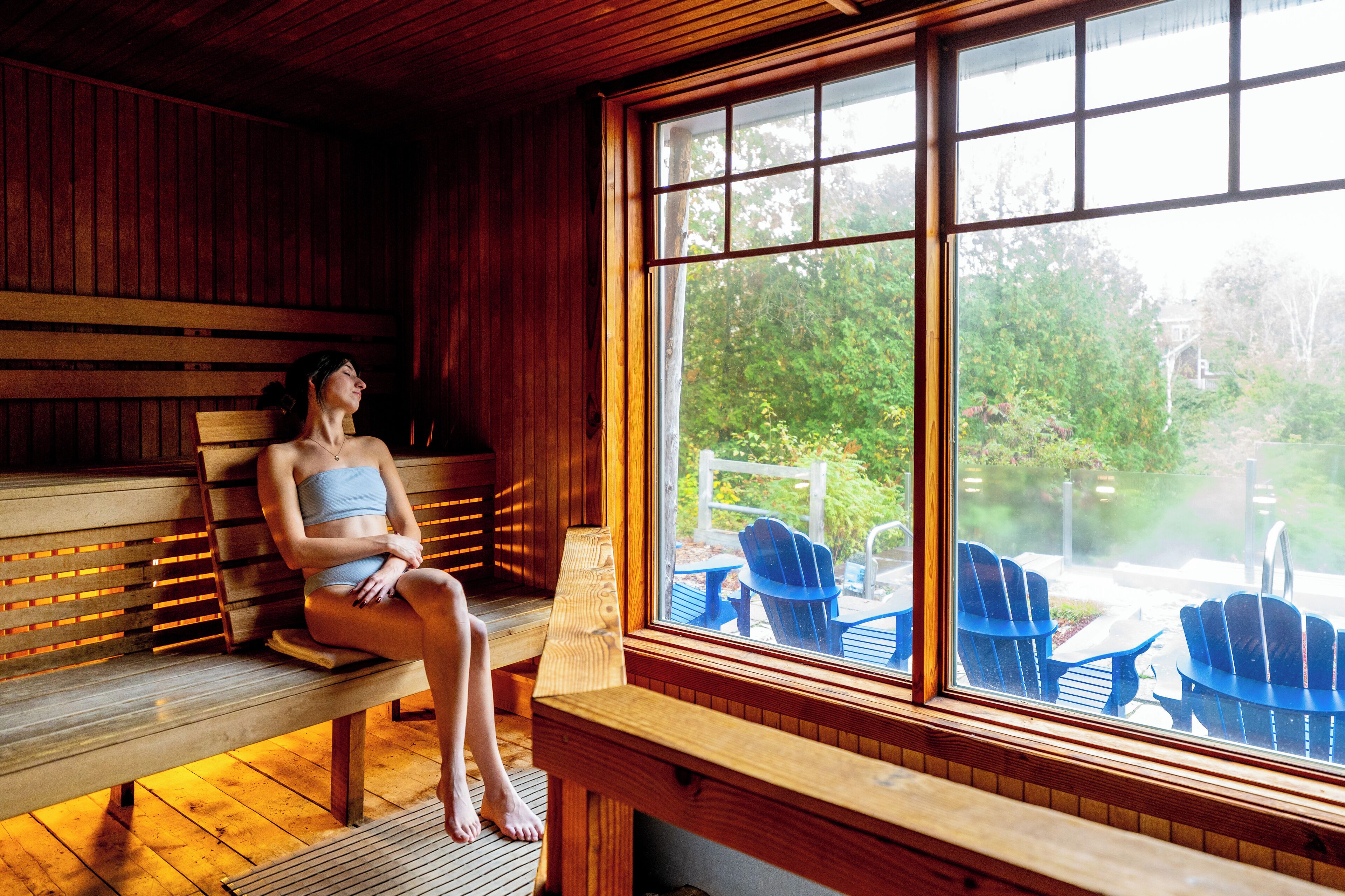 Couples treatment room(s), sauna, hot tub, body treatments