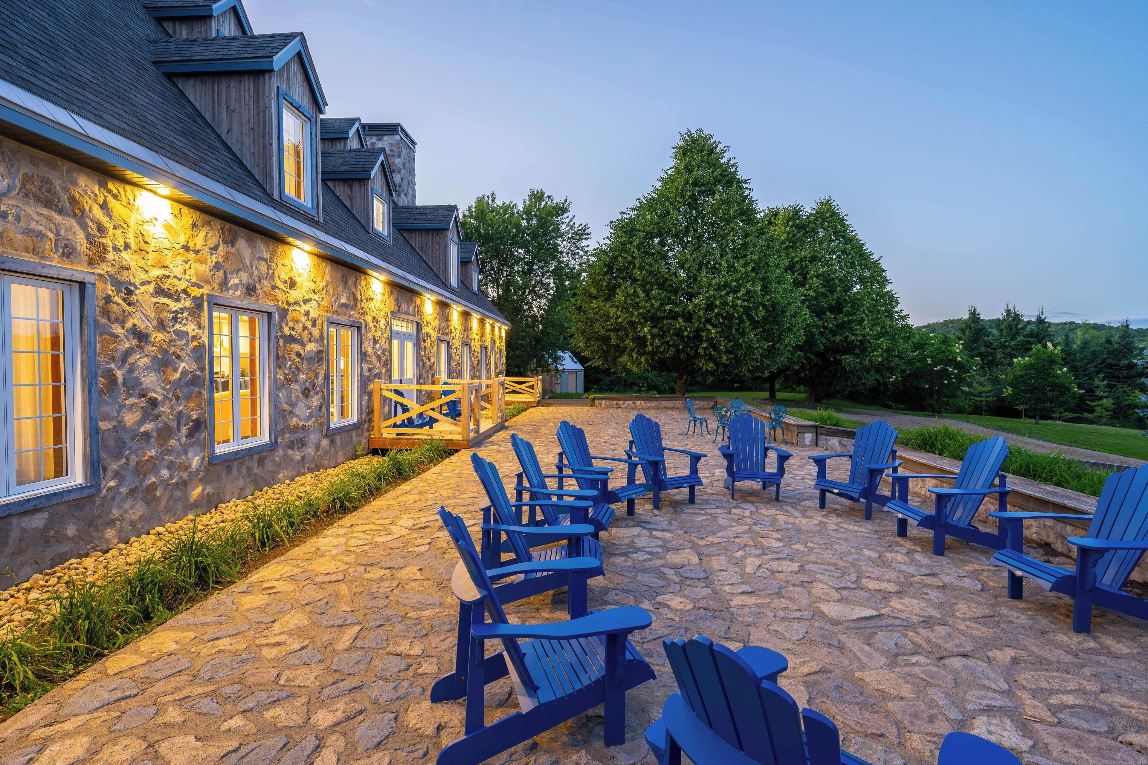 Chalet Luxe, vue parc | Terrasse/Patio