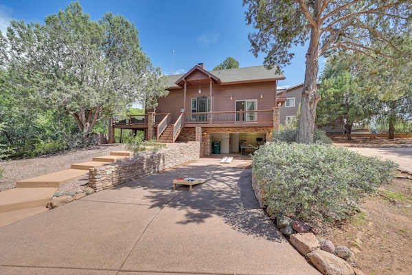 Payson Vacation Rental | 3BR | 3BA | 1,735 Sq Ft | Steps Required
