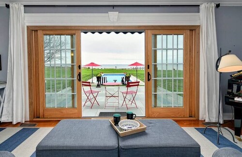 Waterfront Home with Pool, Hot Tub, Dock & Sunset Views – Near St. Michaels