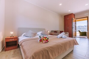In-room safe, desk, iron/ironing board, travel crib