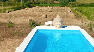 Alberca al aire libre y alberca infinita