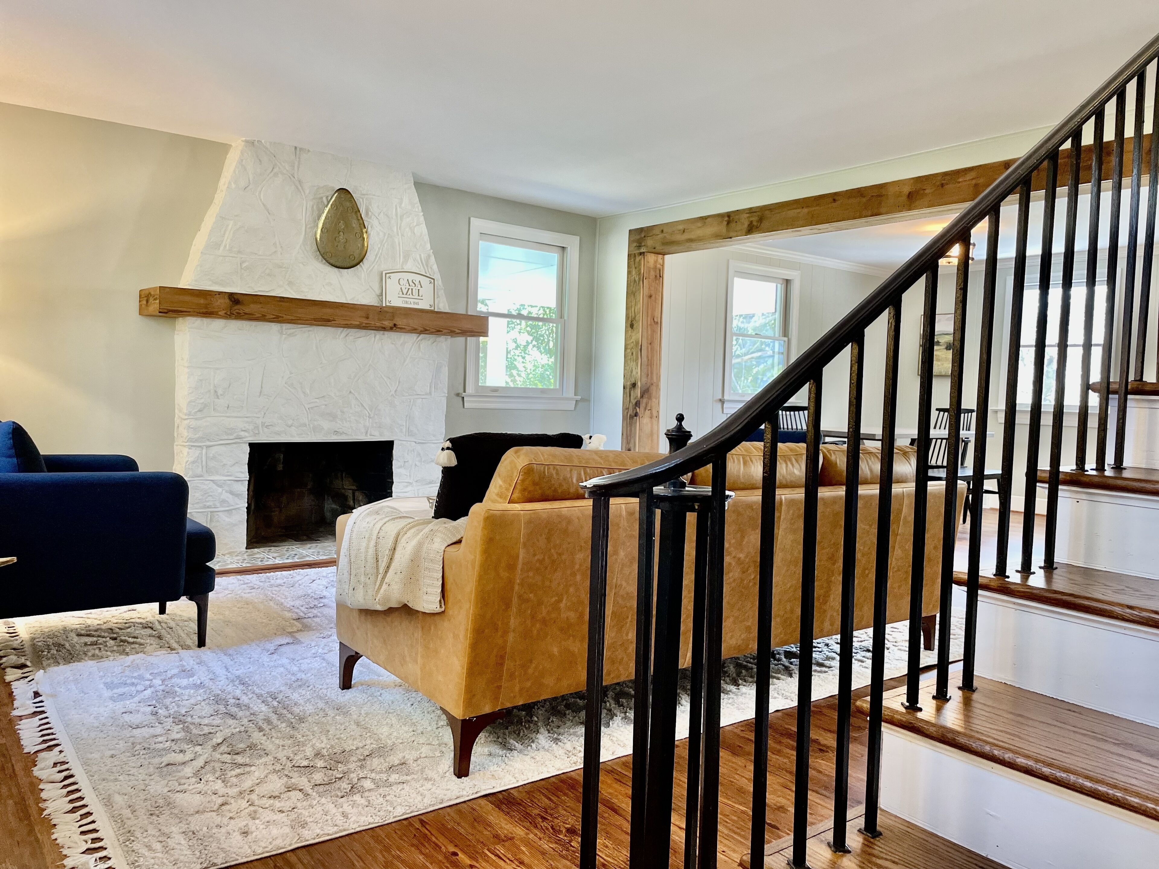 CasaAzul Restored Retreat- 7min walk to historic Main Street downtown Orange, VA