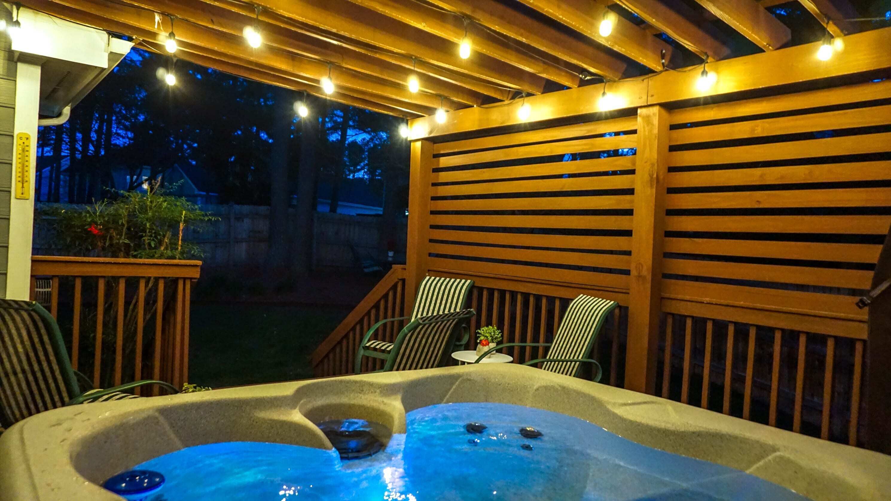 Hot Tub, Game Room, Theater Room & Fenced In Yard!