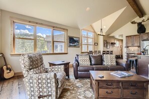 TV, fireplace, DVD player