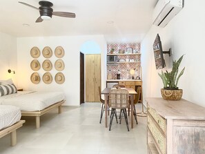 1 間睡房、熨斗/熨衫板、免費 Wi-Fi、床單