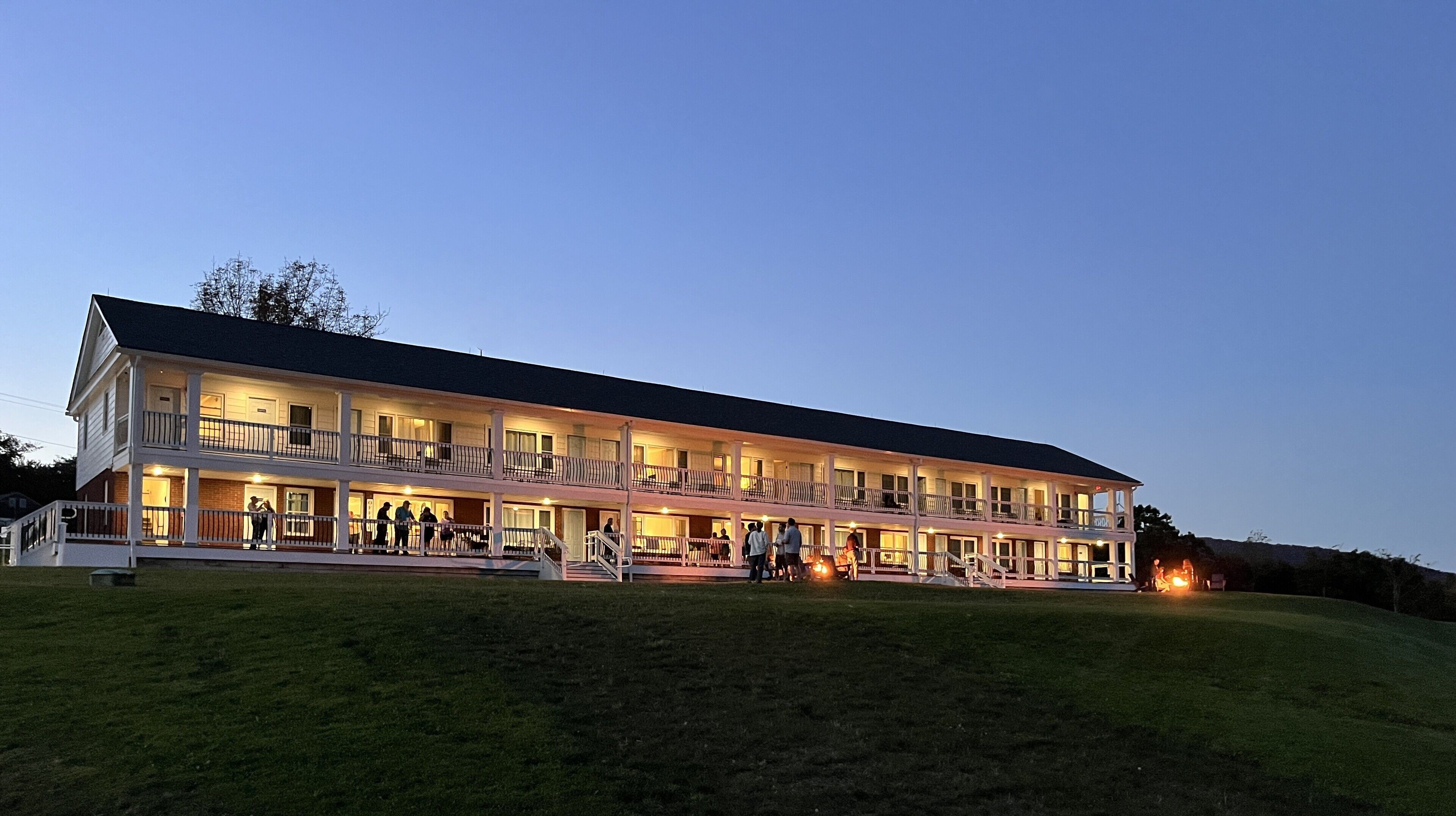 Façana frontal de l'allotjament