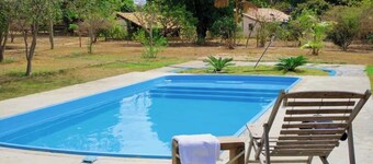Rustic Farm with Pool Near Curvelo 