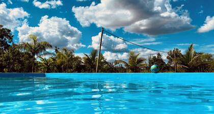 Rustic Farm with Pool Near Curvelo