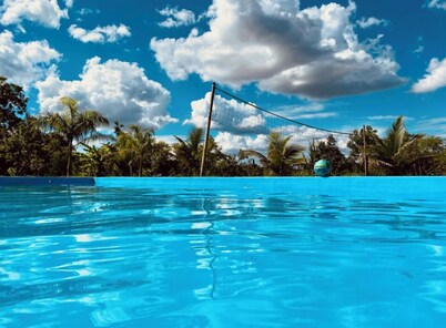 Rustic Farm with Pool Near Curvelo 