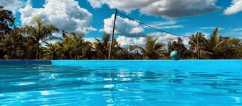 Rustic Farm with Pool Near Curvelo