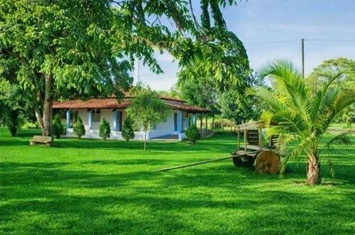 Rustic Farm with Pool Near Curvelo 