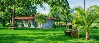 Rustic Farm with Pool Near Curvelo 