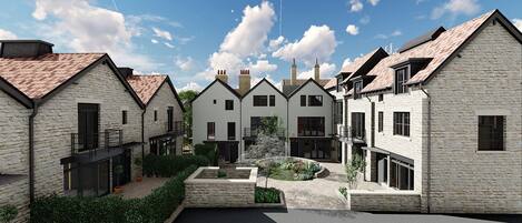 Casa clássico, suíte | Fachada