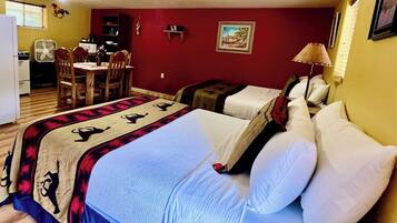 1 makuuhuone, ilmainen Wi-Fi, vuodevaatteet