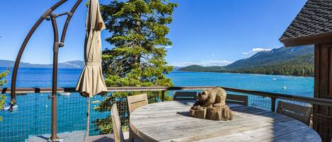 House, Multiple Beds, Patio, Mountain View (Mesmerizing Meeks Bay) | Balcony