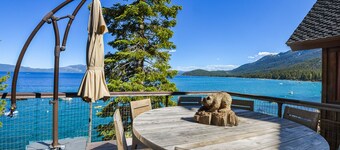 Mesmerizing Meeks Bay Outdoor Waterfront Deck