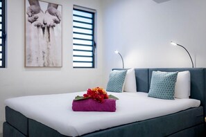2 chambres, coffres-forts dans les chambres, Wi-Fi gratuit