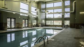 Indoor pool, a heated pool