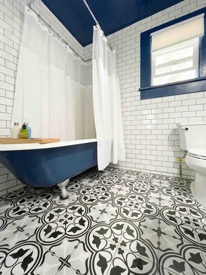 Een douche, een haardroger