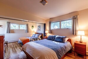 2 chambres, bureau, fer et planche à repasser, Wi-Fi gratuit