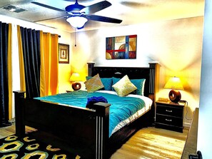 6 bedrooms, desk, travel crib, free WiFi