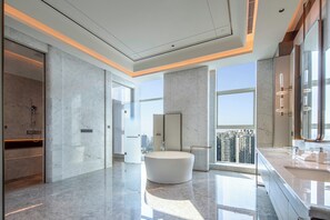 Suite, 2 Bedrooms | Bathroom | Hair dryer, bathrobes, slippers, towels - HUALUXE Leshan by IHG (Leshan)