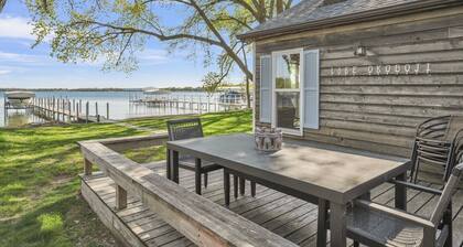 Classic West Lake Okoboji Estate w/ Guest House + Sand Beach