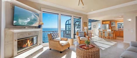 TV, fireplace, ping pong, stereo