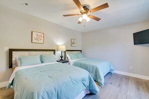 2 chambres, fer et planche à repasser, lit parapluie, Internet gratuit