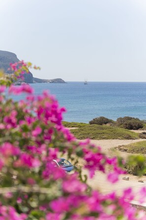 غرفة ديلوكس لفردين - بشرفة - بمنظر للبحر | إطلالة على البحر/الشاطئ