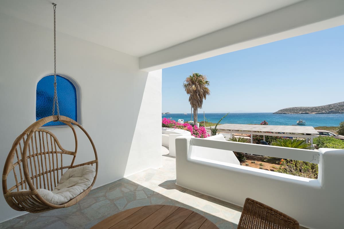 Luxury Twin Room, Balcony, Sea View | Terrace/patio