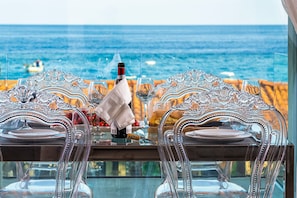 Dining - Exceptional modern apartment with majestic sea view in Letojanni - DiCasaInSicilia (Letojanni)