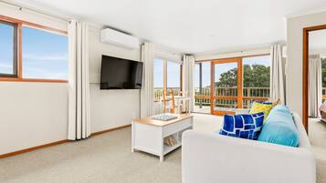 TV, fireplace, ping pong, books