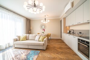 Living area - Easyrooms Dzirnavu (Riga)