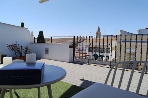 Terrasse sur le toit
