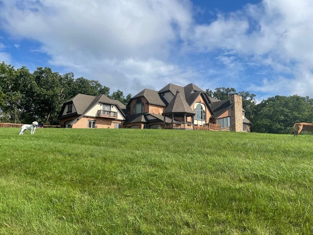 6 bd Country Estate on 28 Acres near Lk Geneva w/ Ponds, Trails, Fenced Dog-park