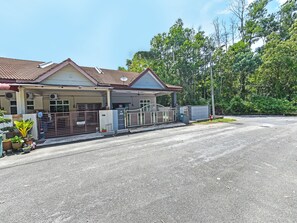 Fassade der Unterkunft